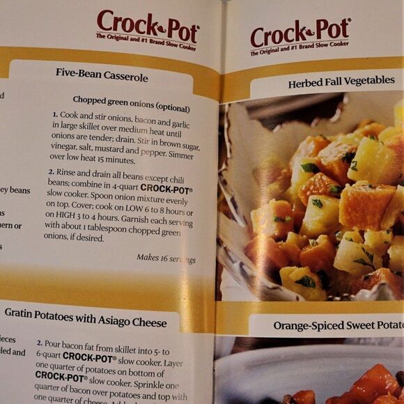 Crock Pot Slow Cooker Tear Out Recipe Card Collection 2007 Paper Back - Picture 9 of 9